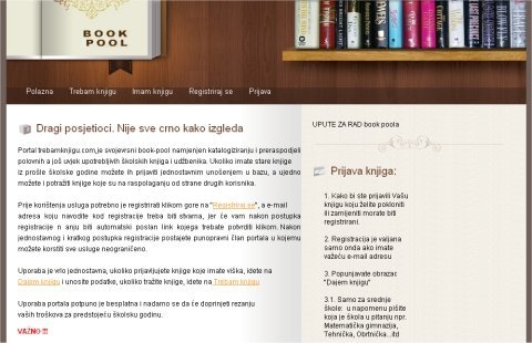 Trebamknjigu.com - preko interneta do polovnih školskih knjiga