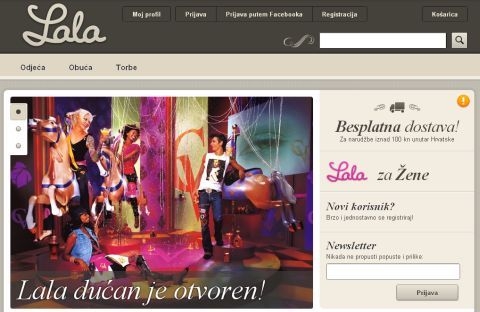 Hrvatska robna marka Lala prodavat će se isključivo putem Interneta
