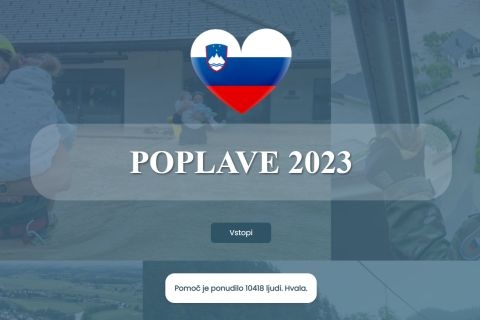 Slovenija aplikacijom organizira pomoć za poplavljena područja