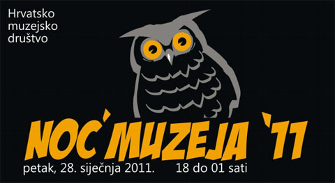 Noć muzeja 28. siječnja 2011. godine