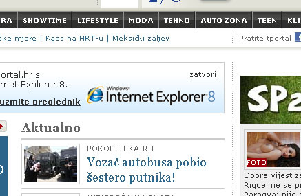 Tportal predstavio svoju verziju Internet Explorera 8