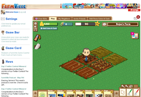 Farmville se odvaja od Facebooka?