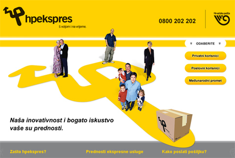 HPekspres pokrenuo web stranice