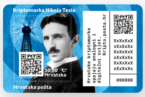 Hrvatska pošta sutra izdaje kriptomarku "Nikola Tesla"