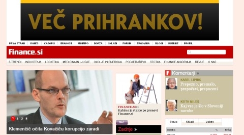 Redizajnirane slovenske Finance