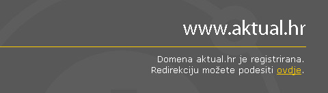 Rezervirana domena za web izdanje Aktuala