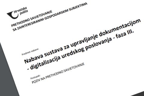 HAC i Hrvatska pošta digitalizirat će dokumentaciju