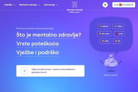 Pokrenut portal Mentalno zdravlje grada Zagreba